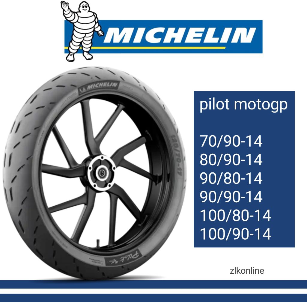 PROMO CUCI GUDANG BAN MOTOR MICHELIN PILOT MOTO GP RING 14 TUBBLES