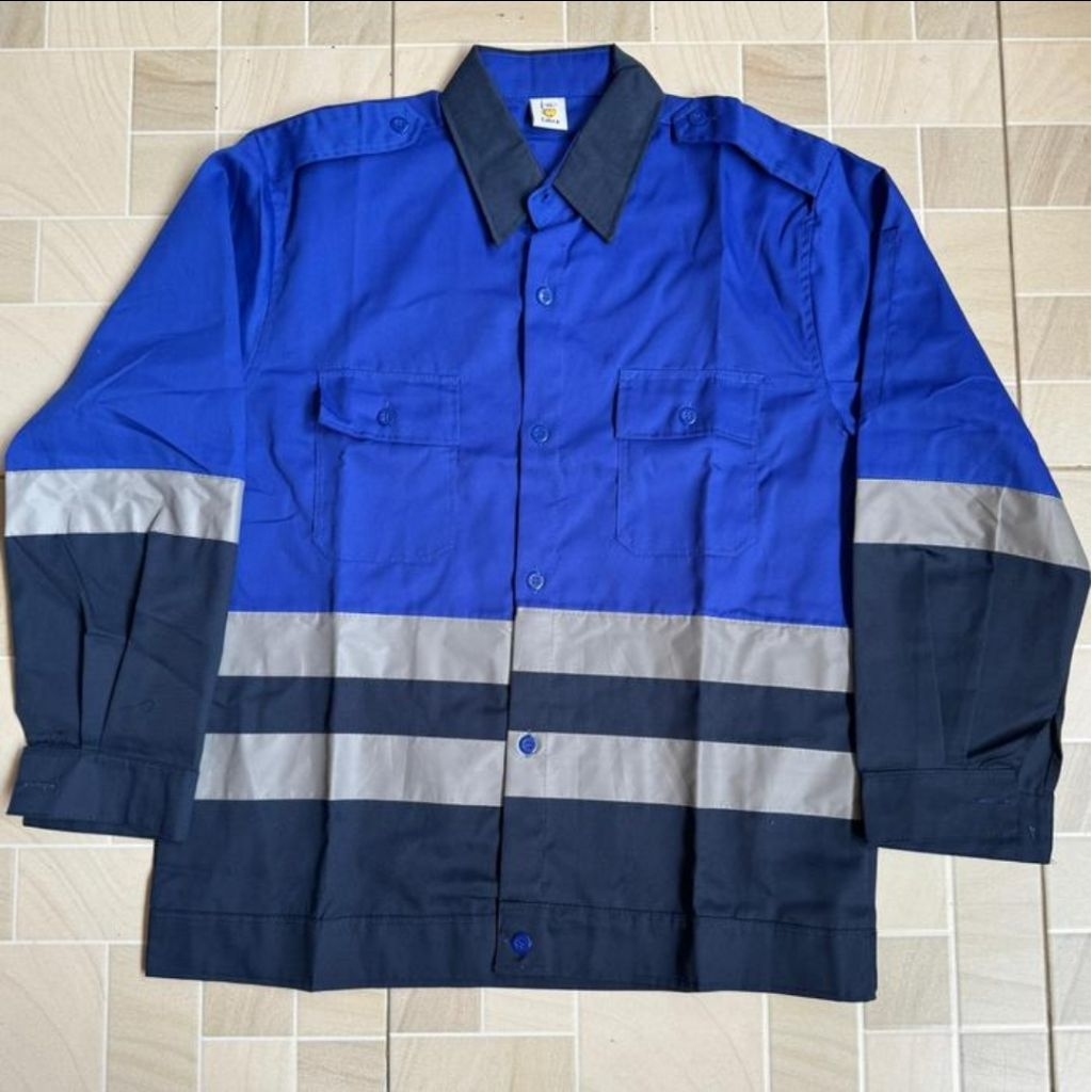 baju safety kombinasi / seragam safety kombinasi / baju kerja lapangan. seragam proyek