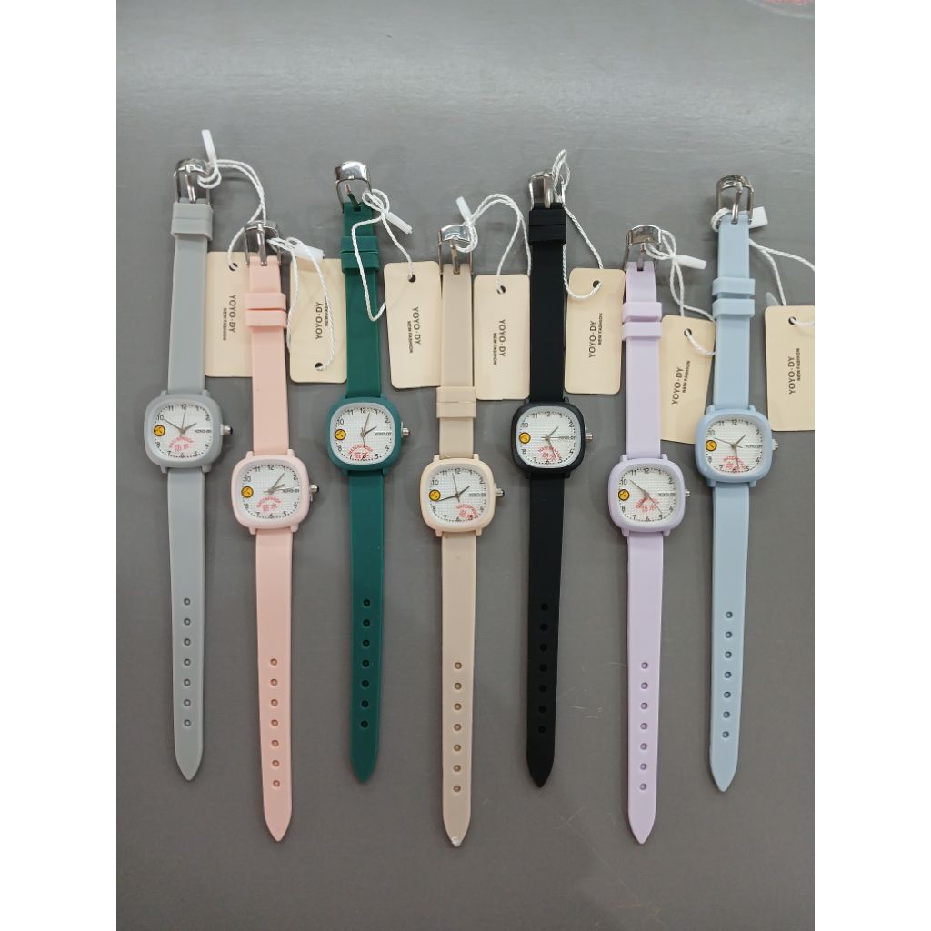 jam yoyo/jam tangan fashion/jam karet cewek