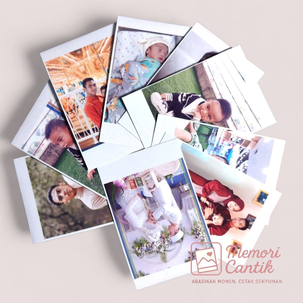 CETAK FOTO POLAROID UKURAN 2R | CETAK FOTO POLAROID CUSTOM FOTO + LAMINASI