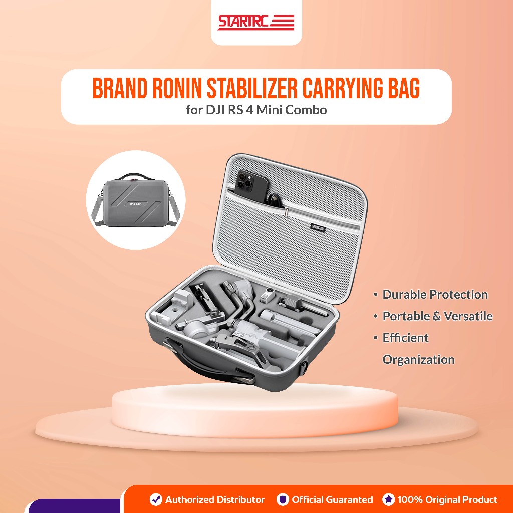 STARTRC Tas Shoulder Bag For DJI RS 4 MINI COMBO Ronin Stabilizer Handbag Storage Gimbal Camera Acce
