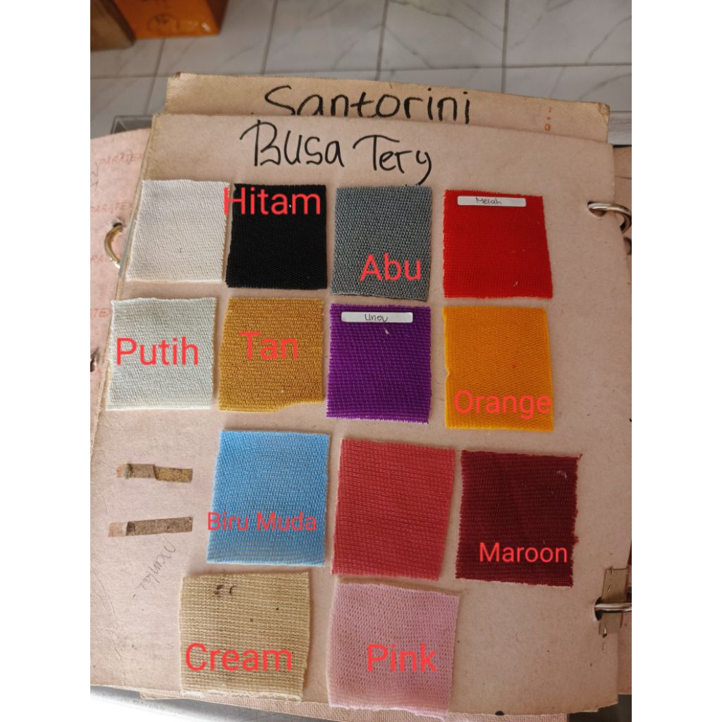 Kain Bahan Busa Teri Tebal 2mm Lebar 150cm | Permeter