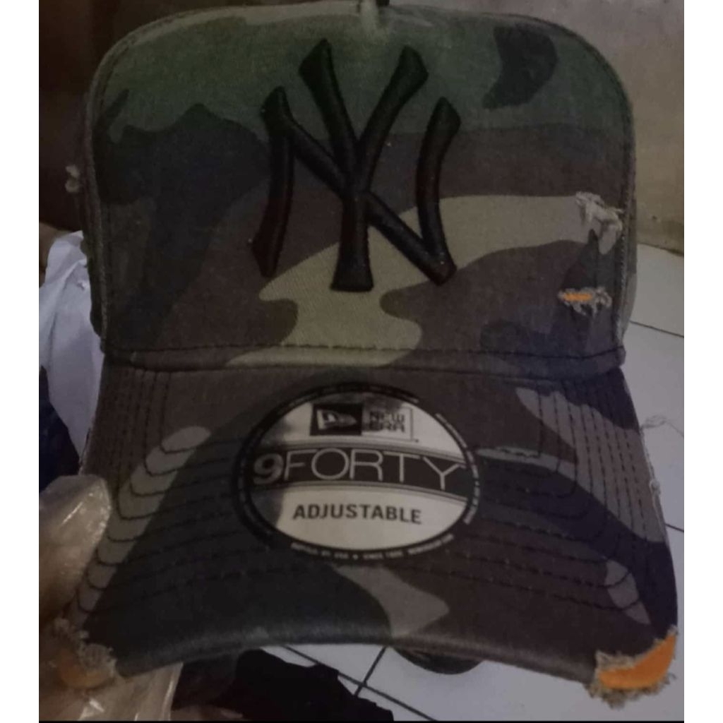 topi new era camo damage ori