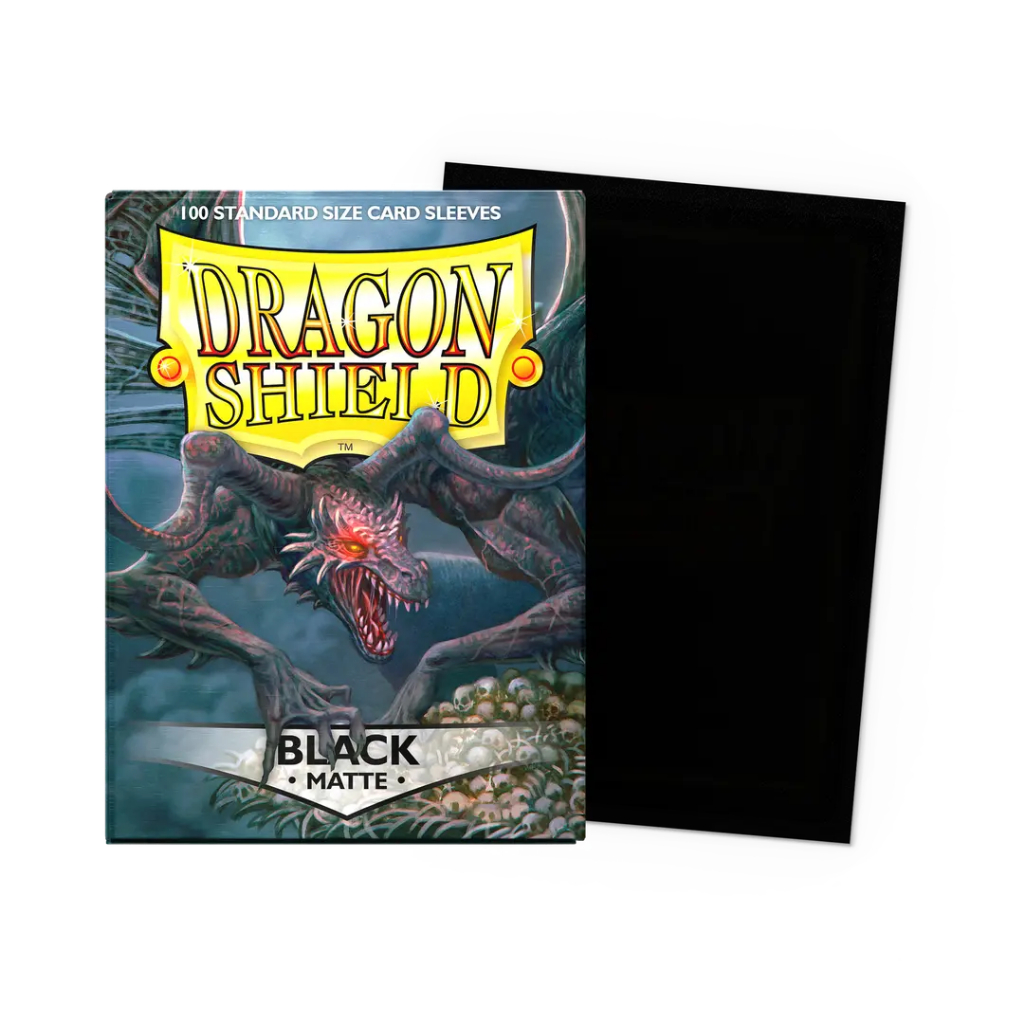 Dragon Shield Sleeve Standard Size Card Sleeve -  Black Matte