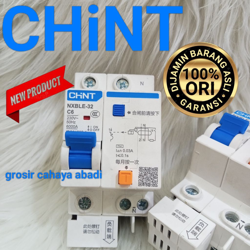 RCBO CHINT/ELCB CHINT NXBLE-32 6A/rcbo elcb CHiNT NXBLE-32 6A original 100%