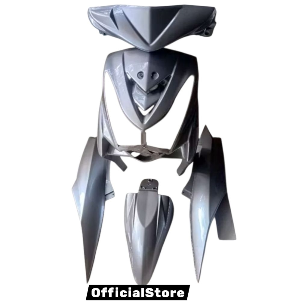 covers bodi full halus motor yamaha mio soul karbu warna silver