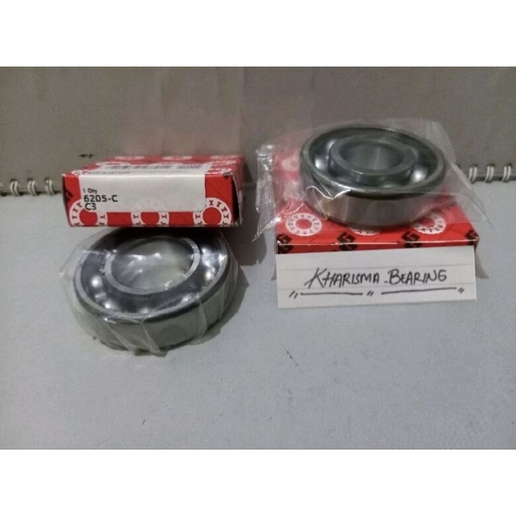 Bearing 6205 C3 + 63/22 C3 Fag Set Kruk As Ninja R RR S SS 150cc 2tak Fulset C3