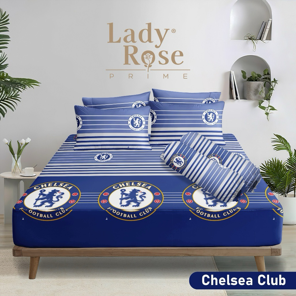 SPREI / SEPRAI KASUR BOLA MOTIF CLUB CHELSEA MURAH