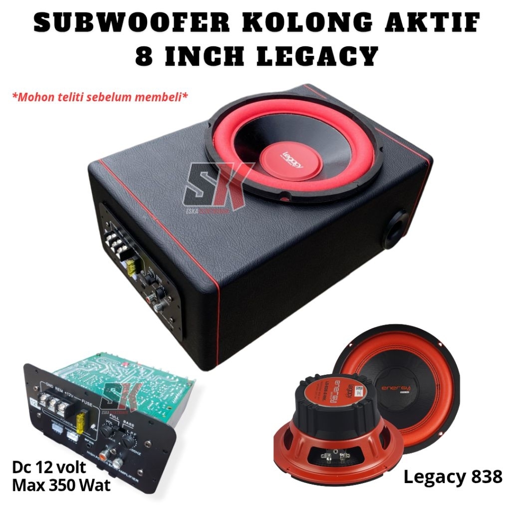 Subwoofer Kolong 8 inch embassy legacy aktif box subwoofer kolong 8 inch embassy legacy aktif aktive