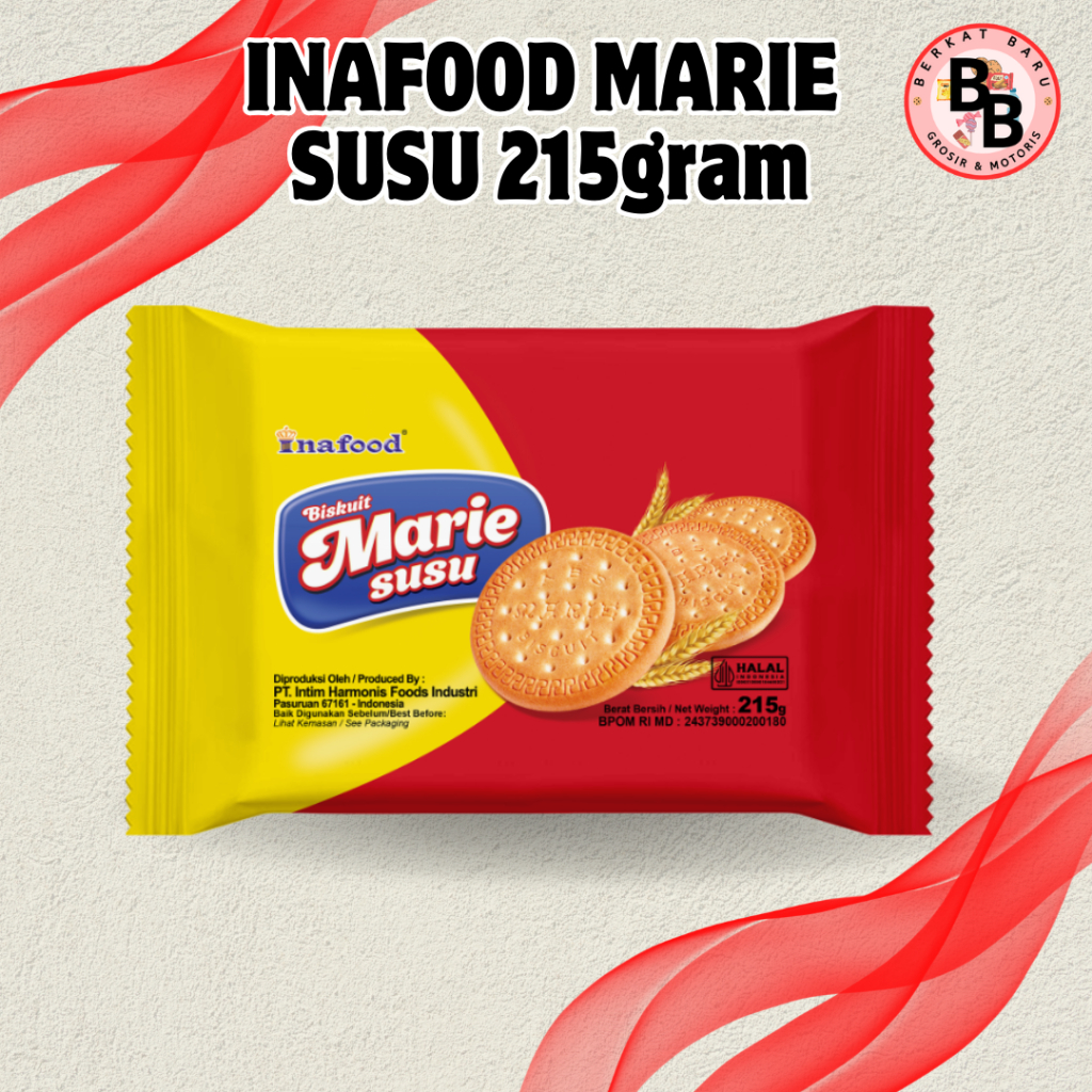 [BB SNACK] INAFOOD MARIE SUSU 125gram