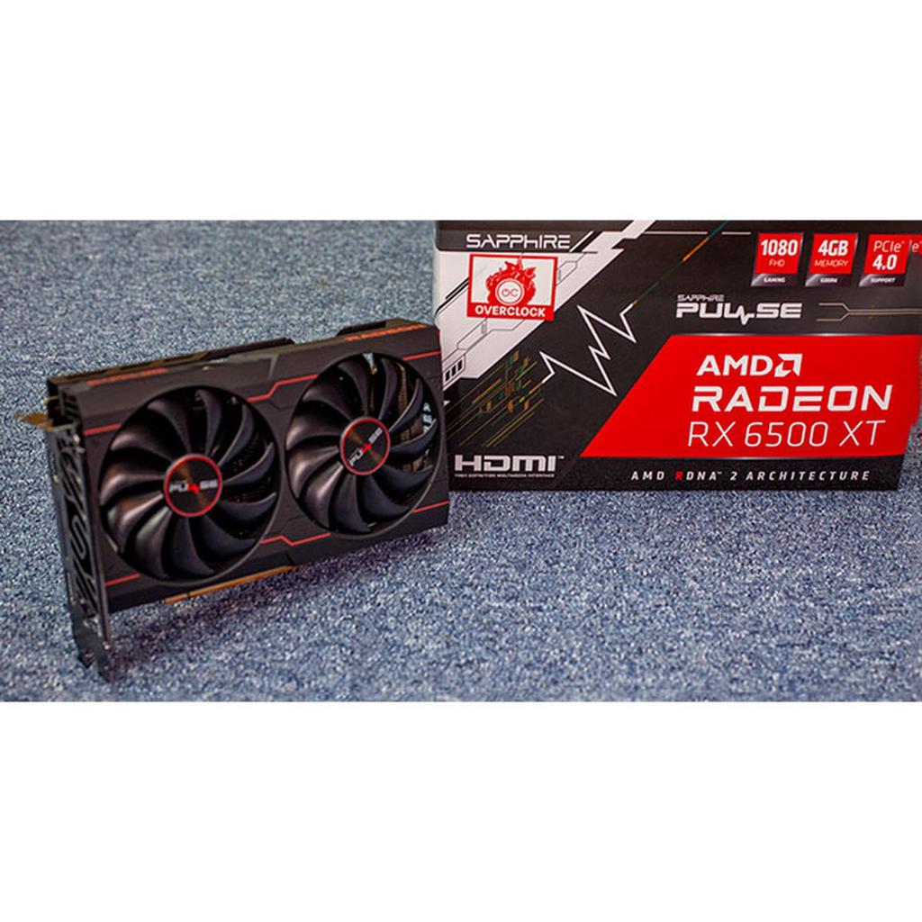 SAPPHIRE PULSE Radeon RX 6500 XT 4GB GDDR6 RDNA 2 - RX6500XT DDR6
