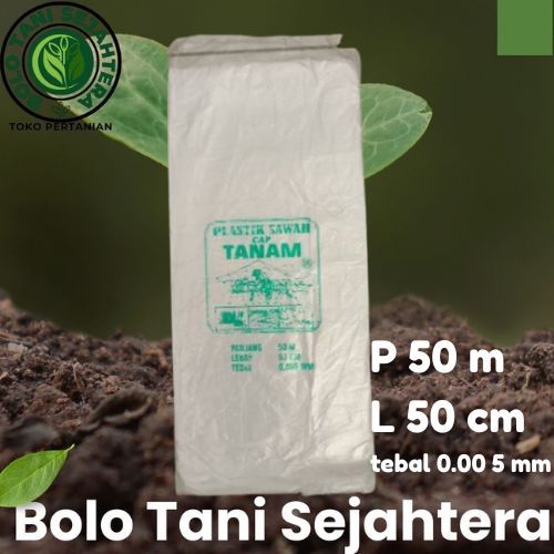 Plastik sawah cap tanam 50x50 untuk pagar sawah