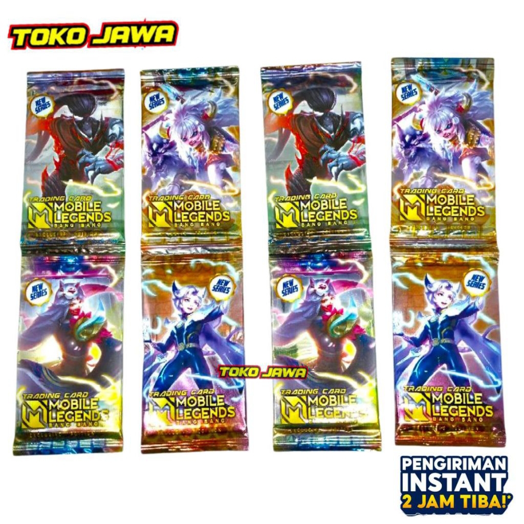 Mainan Kartu ML Trading Card impor Mobil Legend Grosir