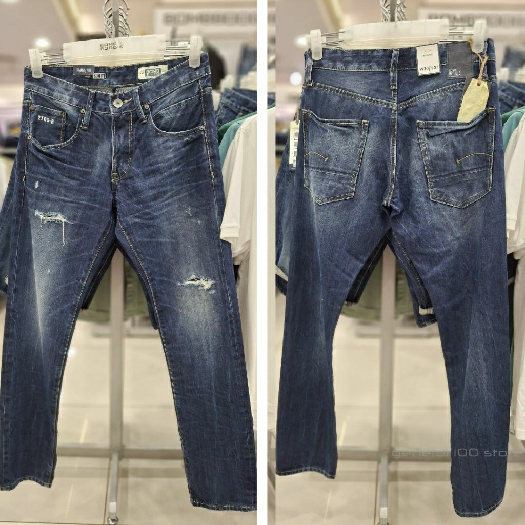 Bombboogie 100% Original - Celana Jeans Model Terbaru Celana Jeans Sobek Model Terbaru