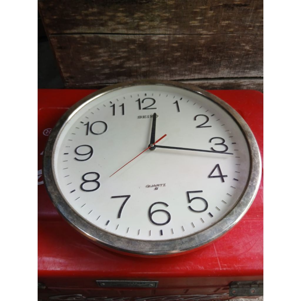jam dinding seiko 125rb jadul antik kuno lawas vintage kuno display normal
