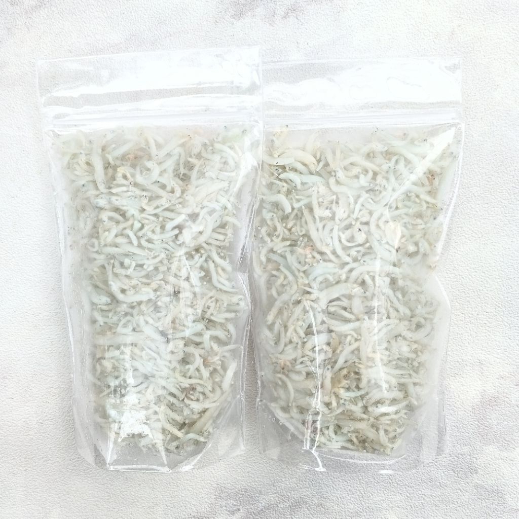 Ikan TERI Nasi Medan HALUS size Kecil Fresh Mentah 100 - 250 gr • Premium Asli Sumatera Sibolga Jeng