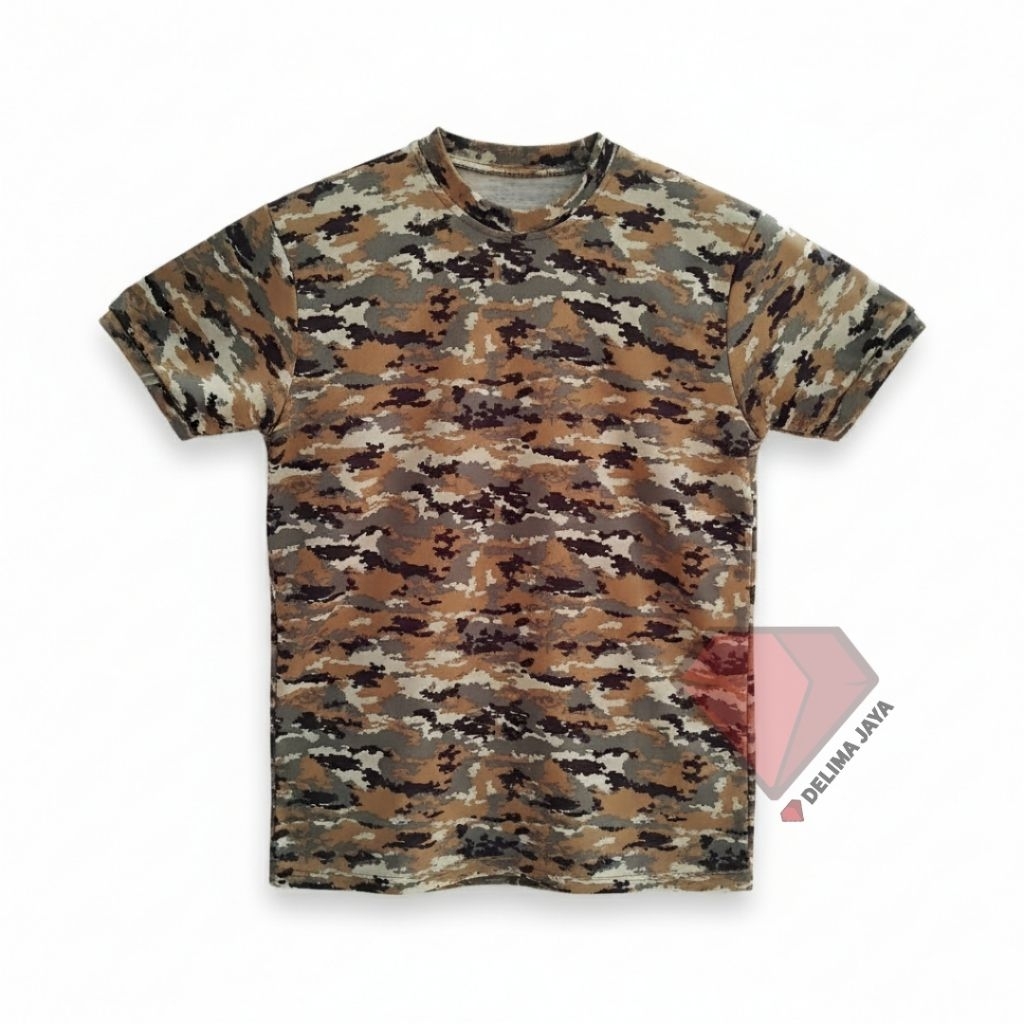 Kaos PDL TNI Terbaru / Kaos PDL Sage Green/ Kaos PDL Dryfit TNI Sage Green