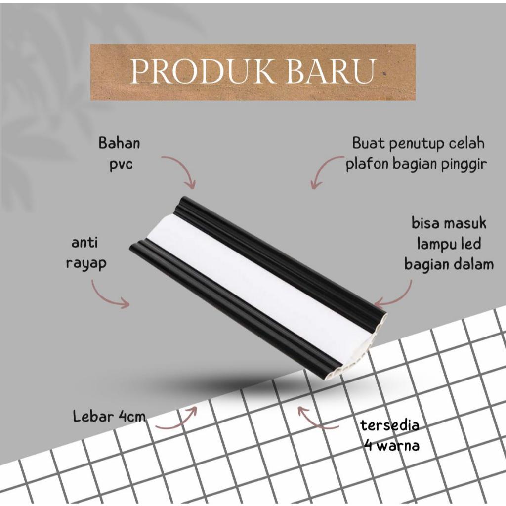 List PVC Lampu Plafon 3M LAMPU LED