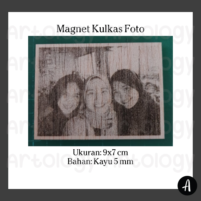 Custom Magnet Kulkas Foto 9x7 | Hadiah Ultah Birthday Wisuda Graduation Perpisahan Kenang-kenangan K