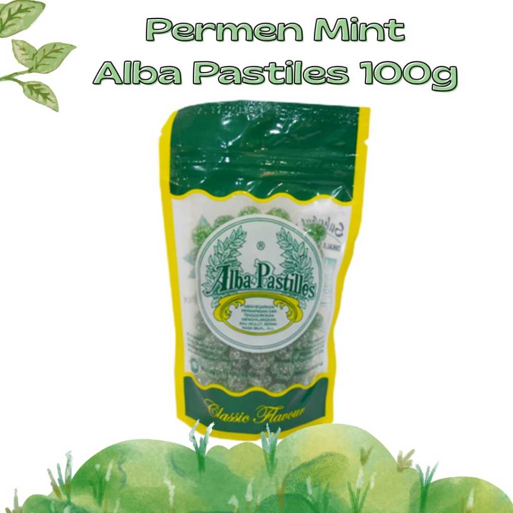 PERMEN MINT ALBA PASTILLES 100G SEGAR