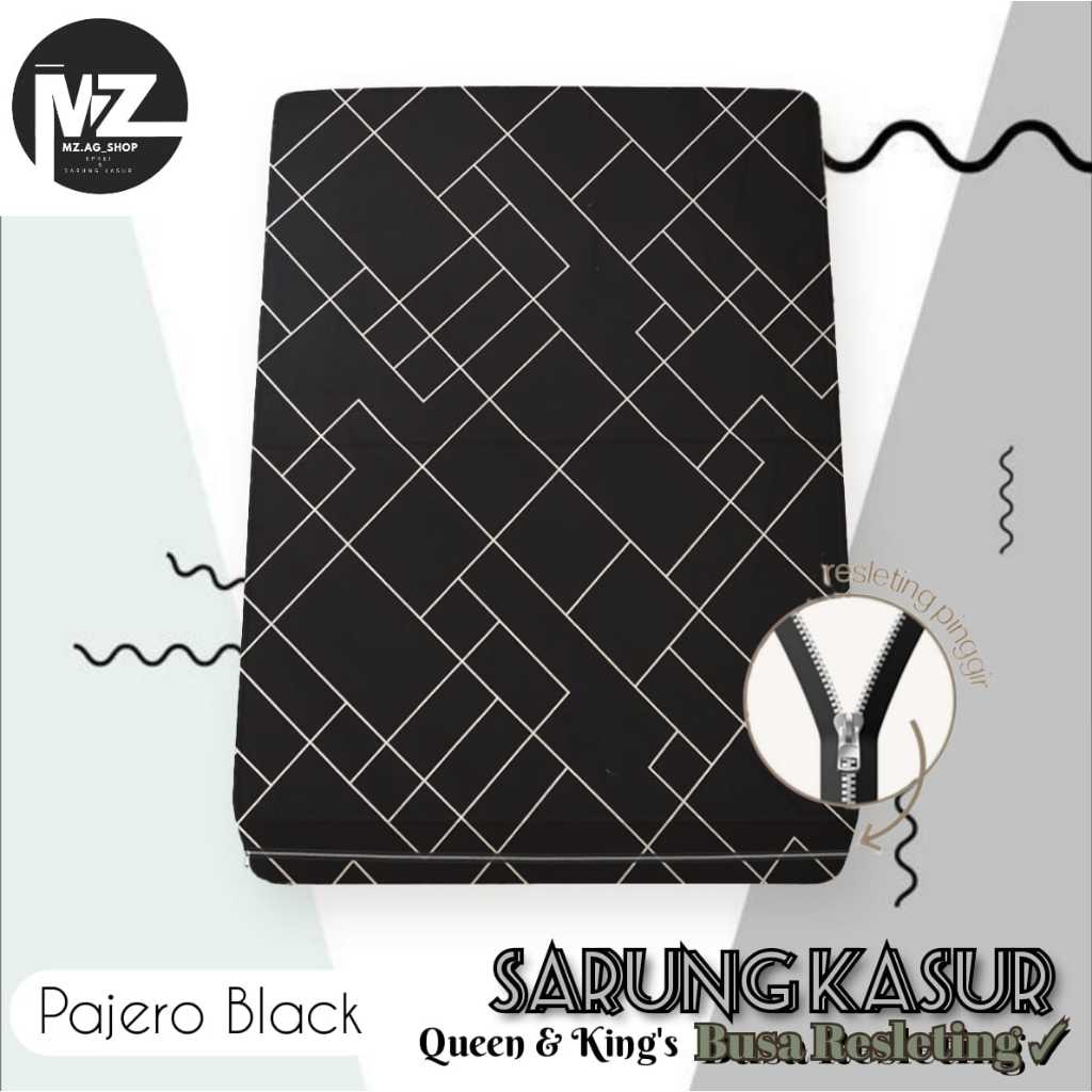 Sarung Kasur Busa Resleting 70X200X5 - 80X200X10 - 90X200X15 - 100X200X20 - 120x200x25 All Size Spre