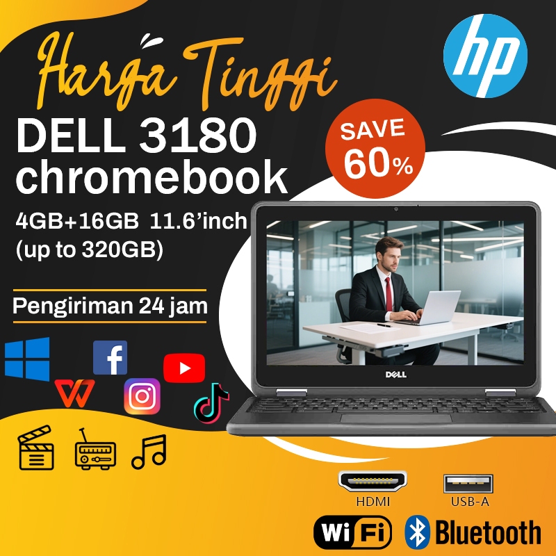 LAPTOP DELL chromebook murah 100 ribu second berkualitas original kecil Netbook laptop