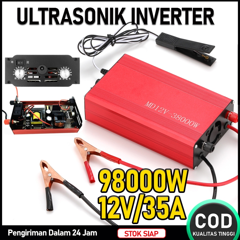 99900W Ultrasonik Inverter Catu Daya Campuran Arus Daya Tinggi 12V Baterai Elektronik Boost Electric