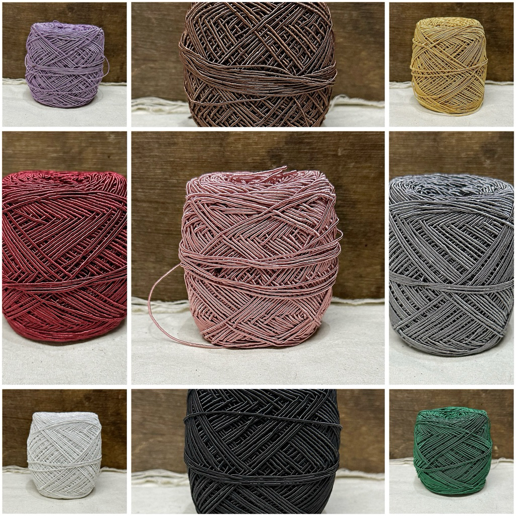 benang rajut poly satin (benang korea, tali untuk diy, kerajianan)