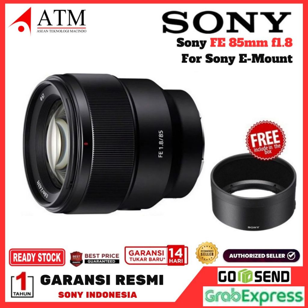 Sony FE 85mm f1.8 Sony 85 mm f/1.8 Garansi Resmi