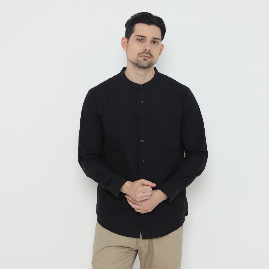 Platini Kemeja Pria Koko Shanghai Panjang Katun 22066