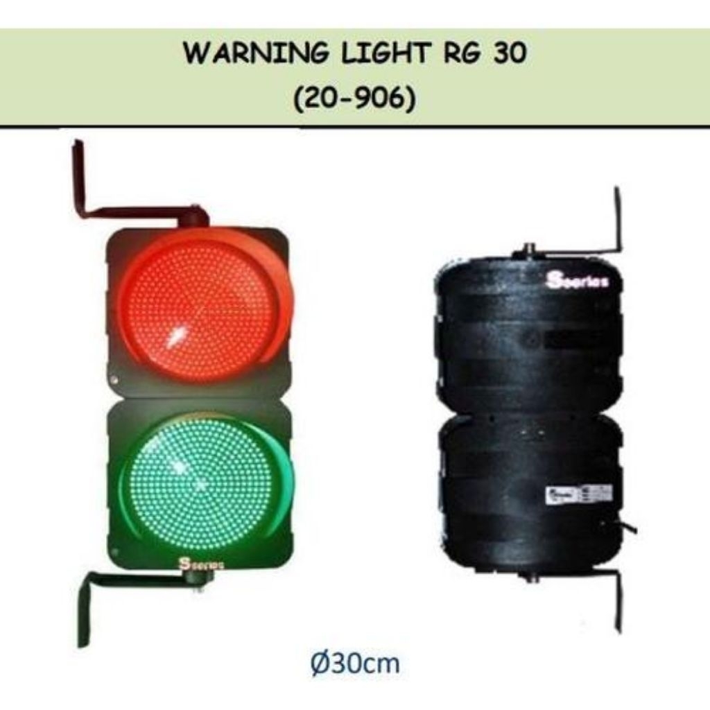 Traffic Light Led SSeries RG30 Red Green Diamter 30cm S Series 30 Cm