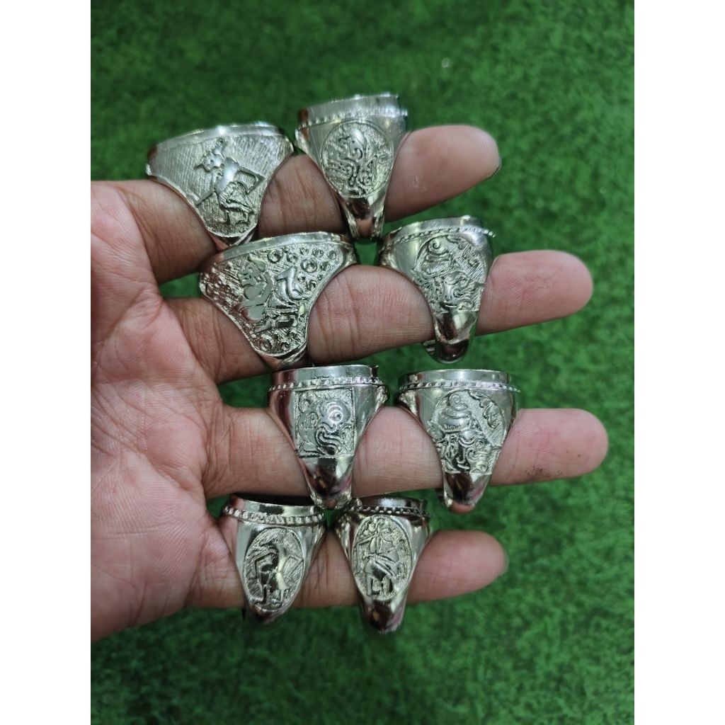 Ring Cincin Emban Alpaka Super Motif Pewayangan