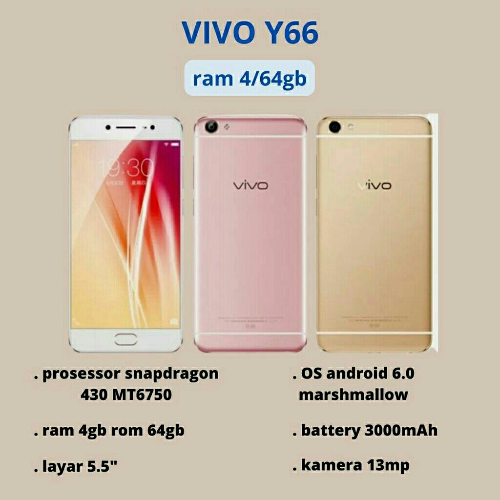 Vivo Y67 RAM 4/64 ORIGINAL