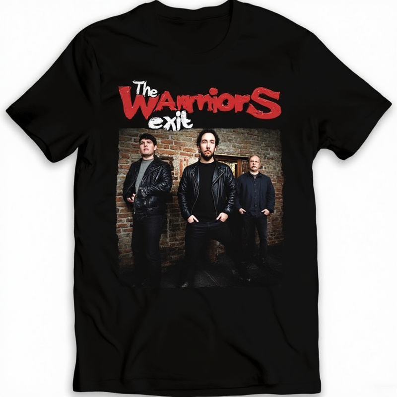 Kaos Band The Warriors Exit - Baju Distro Pria Wanita Rock Musik Trendy