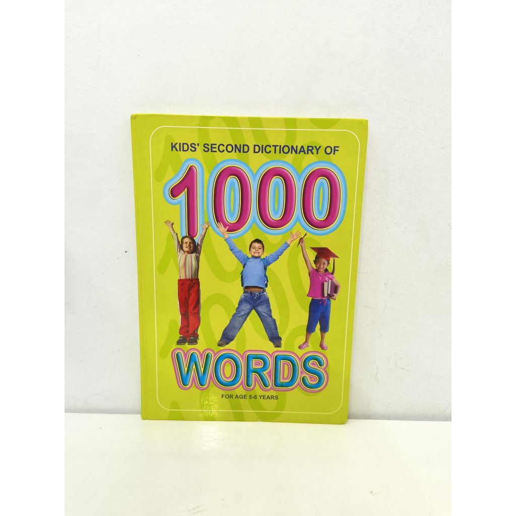 BUKU KAMUS • HARDCOVER • KIDS' SECOND DICTIONARY OF 1000 WORDS FOR AGE 5-6 YEARS
