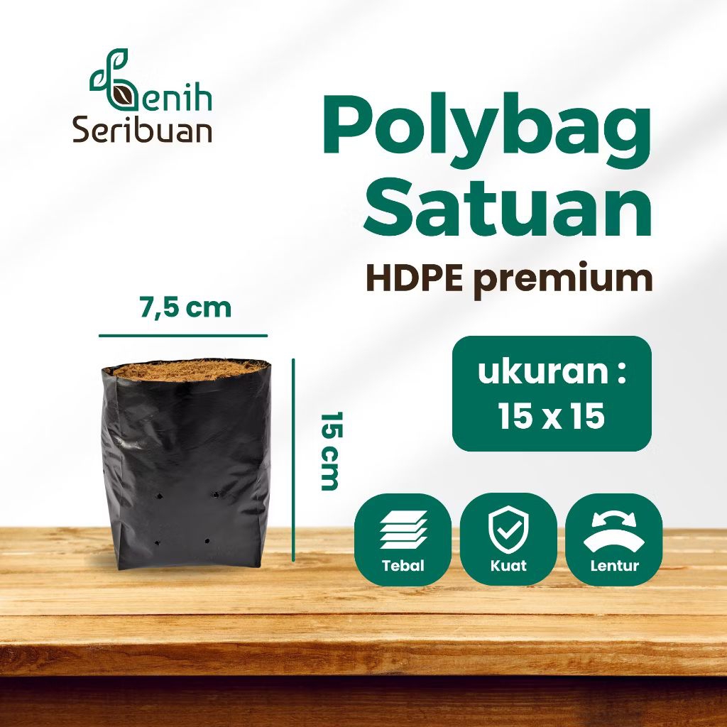 Paket Polybag Tanaman Tebal Isi Ratusan Polibag