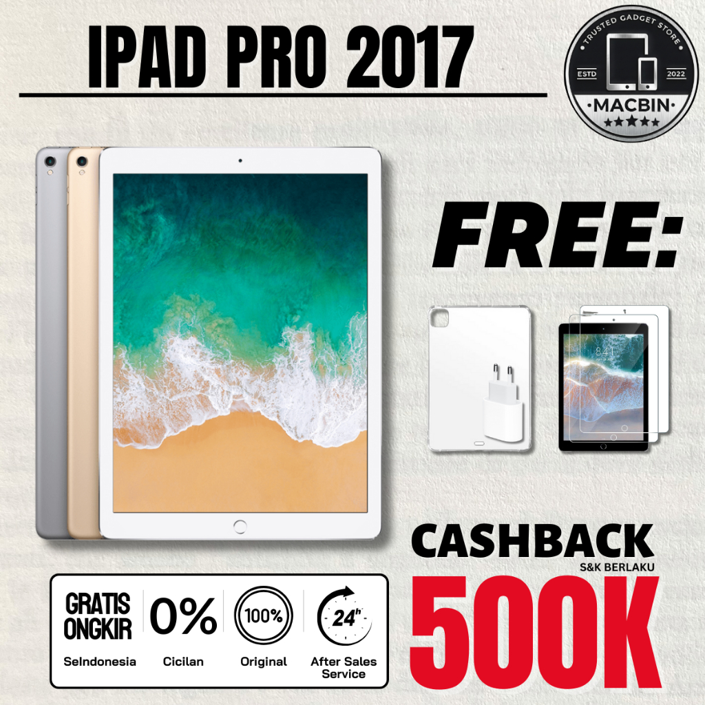 iPad Pro 2017 12.9" & 10.5" inch Wifi Cellular 512GB 256GB 64GB Second