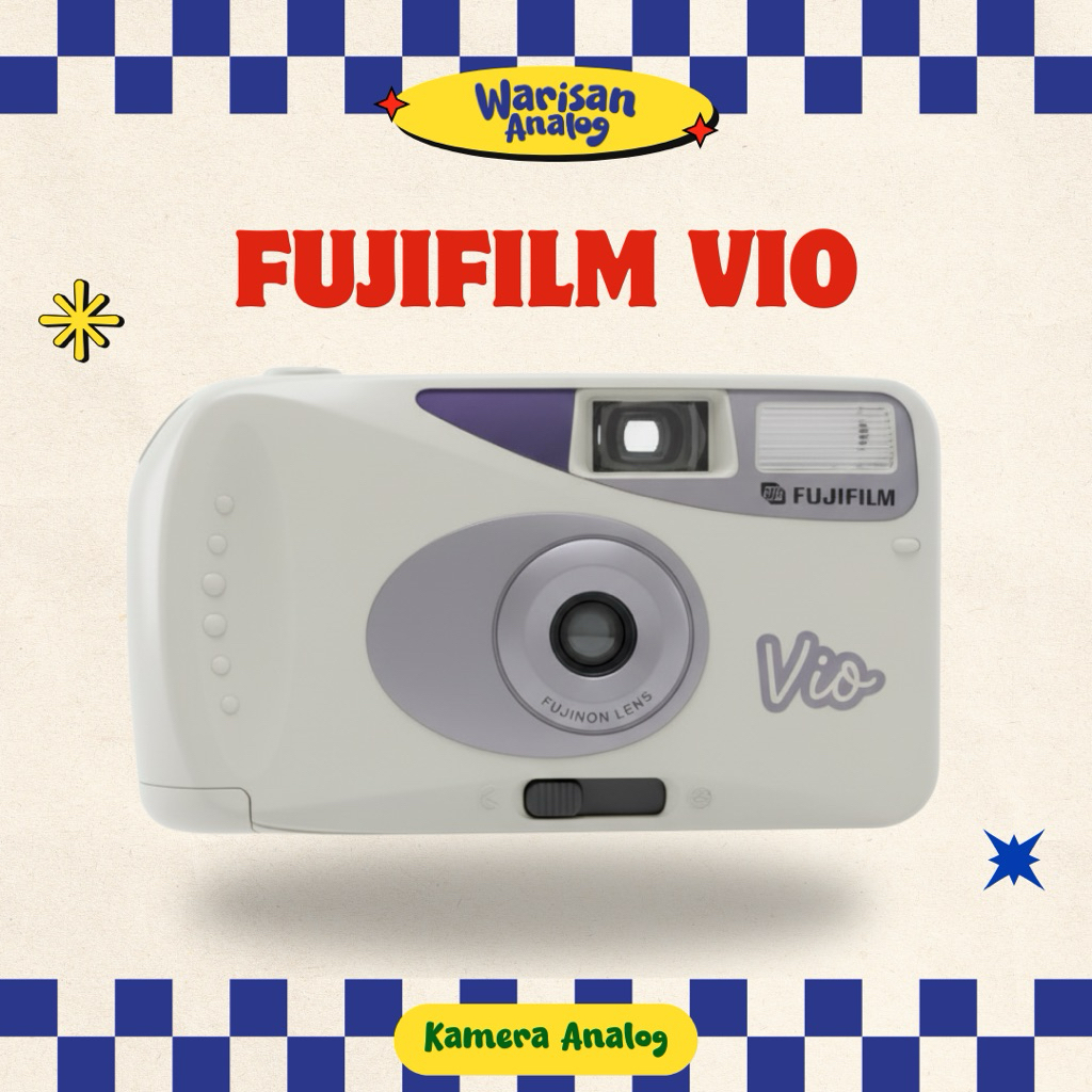 KAMERA ANALOG FUJIFILM VIO | REUSABLE CAMERA FILM 35MM | HASIL FOTO RETRO | COCOK UNTUK PEMULA | KAM