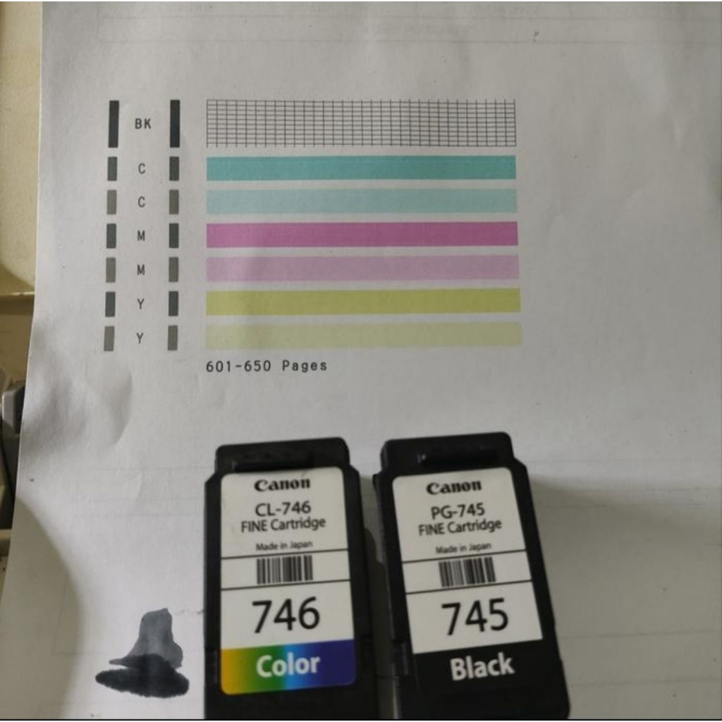 CARTRIDGE CANON 745 746 SIAP PAKAI