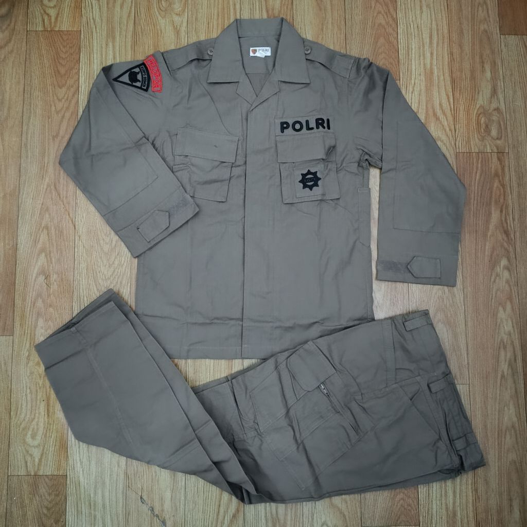 Seragam PDL Hijau Tactical Jatah Brimob / Seragam PDL Hijau Jatah Brimob / Seragam PDL Hijau Brimob