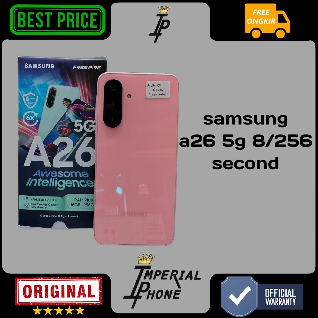 samsung galaxy a26 5g 8/256 second