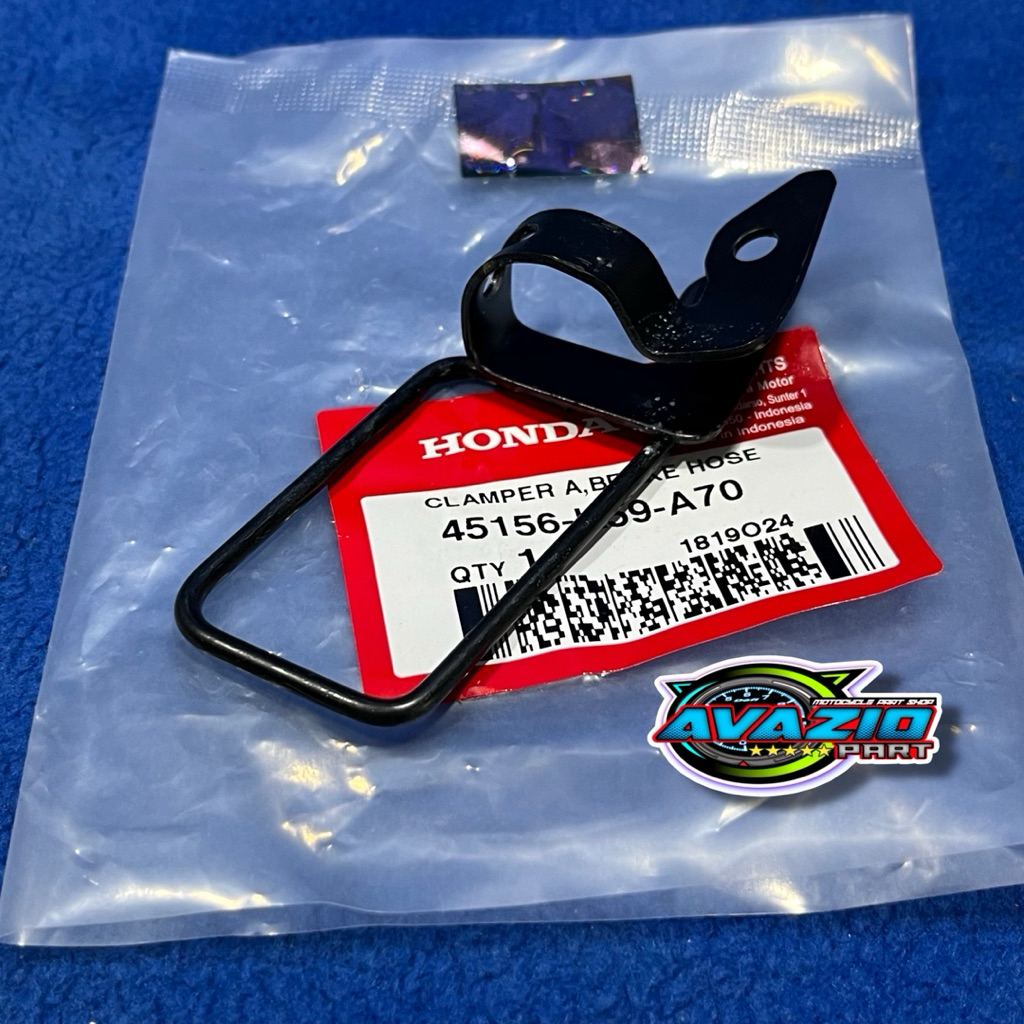 klem pegangan selang rem depan vario 125 150 original
