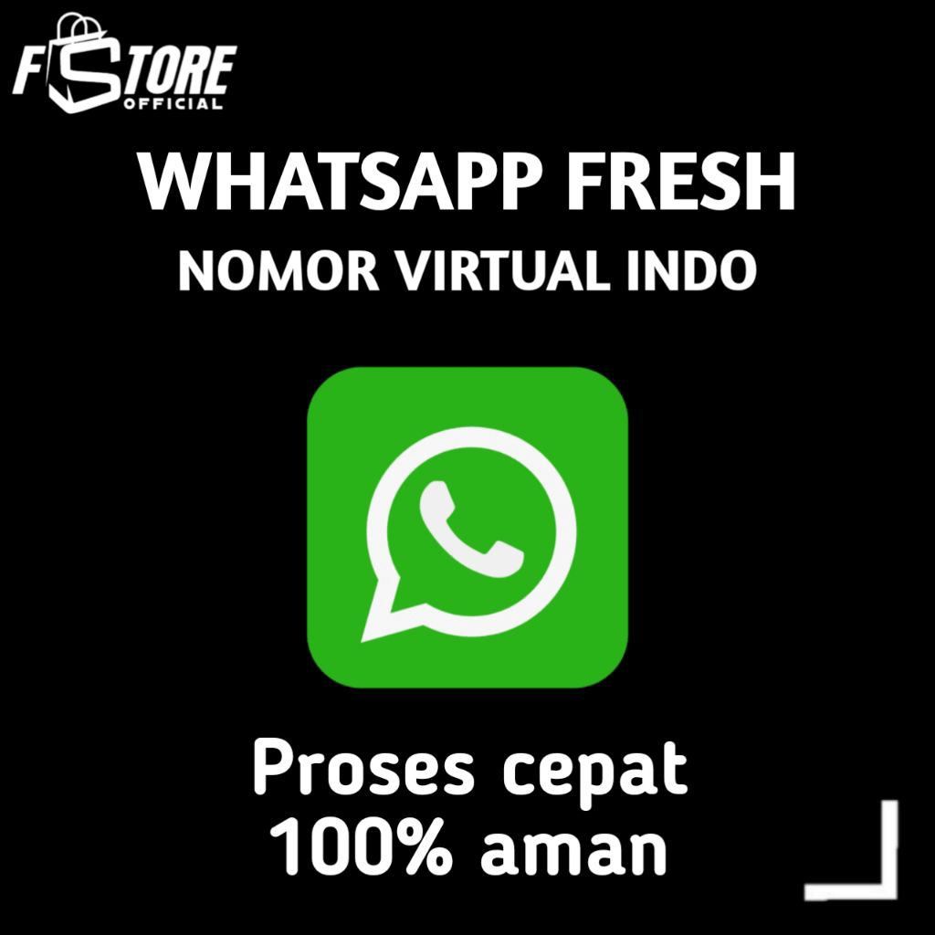 WA INDO FRESH VIRTUAL NOMOR WHATSAPP KOSONG