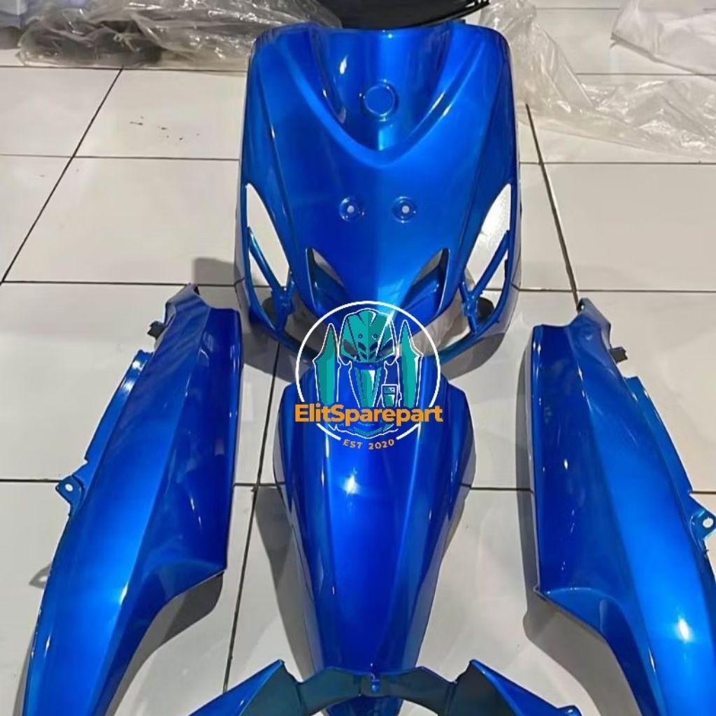 Full Body Alus Mio Smile warna biru muda