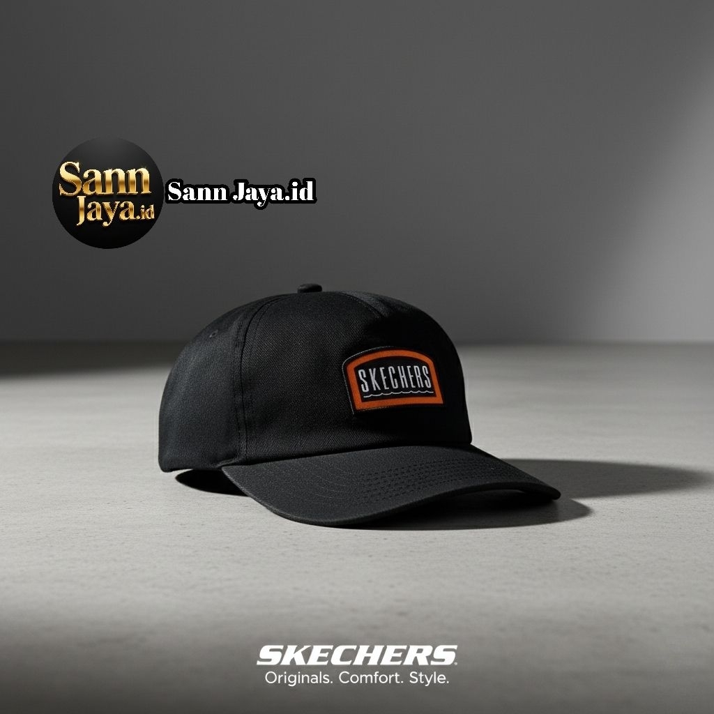 ​Topi Skechers Original Anak Laki-Laki Hitam | Topi Skechers Kids Junior Original