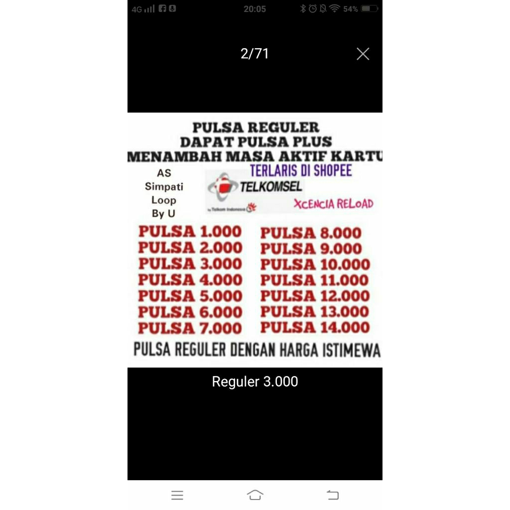 pulsa t3lkomsel termurah pulsa 2000 sampai 50000