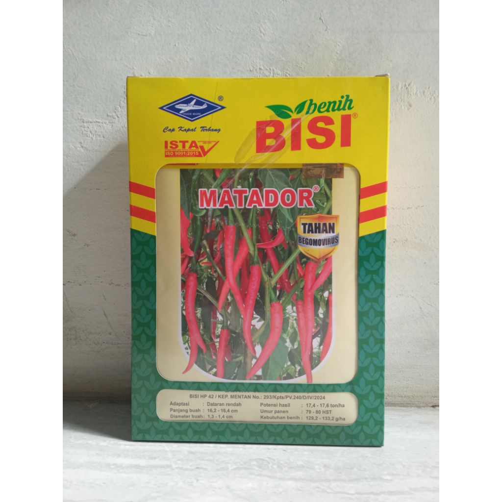 Benih cabe/cabai Matador F1 Exp 2027