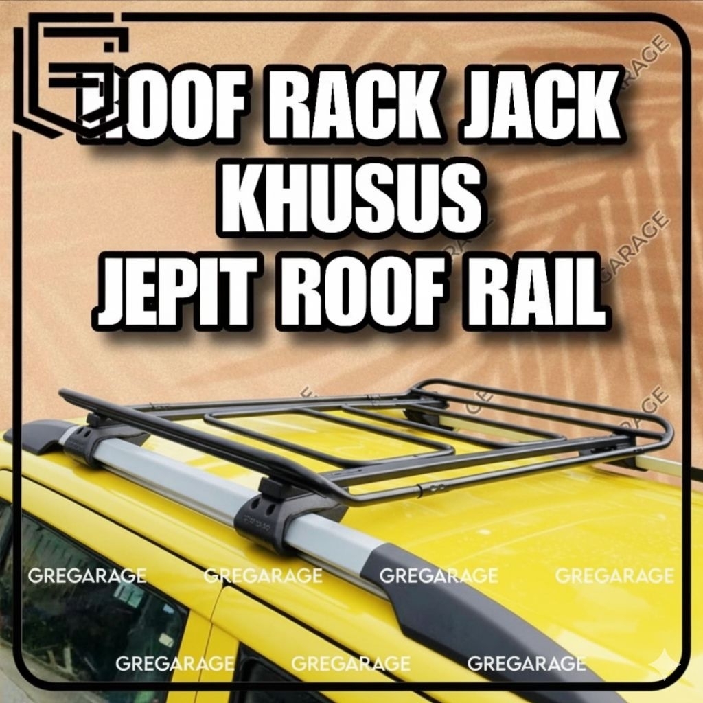 Roof Rack Jack Jepit Roof Rail Universal Pajero Fotuner Outlander Rush Terios Konde SCross X-Over Ig