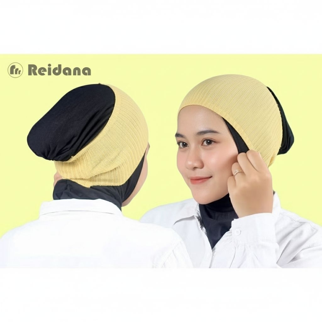 Bandana Bando Ciput Rajut 1warna / Inner hijab / daleman hijab (REIDANA) -
