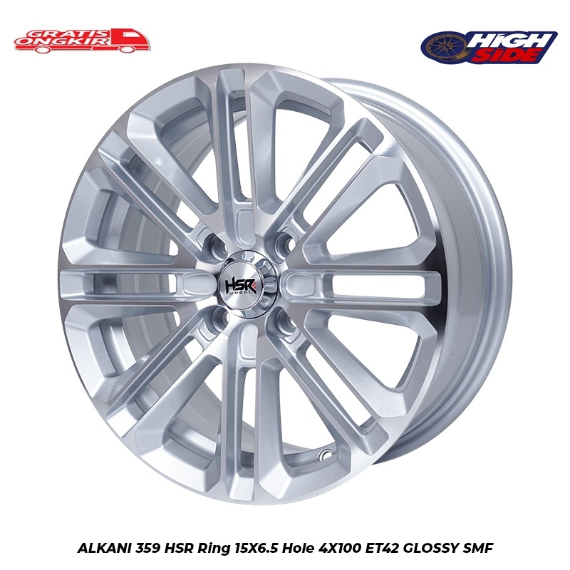 VELG MOBIL HONDA BRIO RING 15 VELG HSR ALKANI